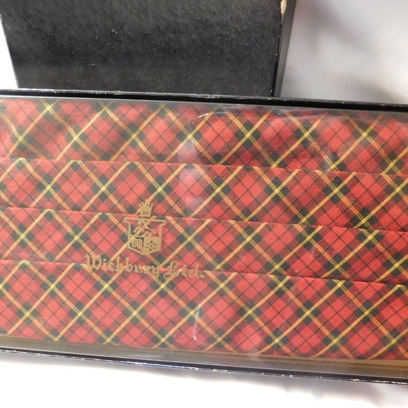Vintage Wickbury Ltd. Plaid Cummerbund and Bow Tie Set - Picture 2 of 10
